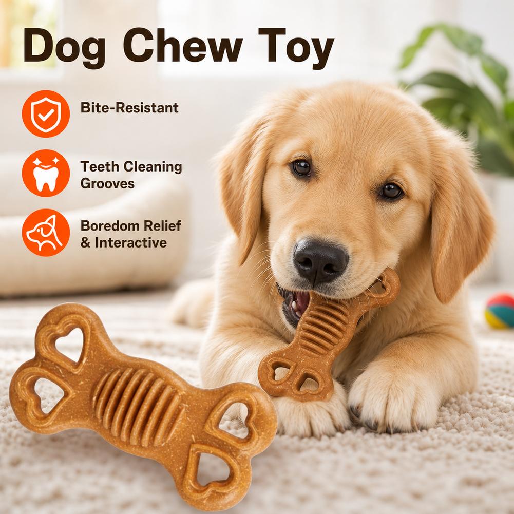 Indestructible Dog Chew Toy - Indestructible Dog Chew Toy Bone Aggressive