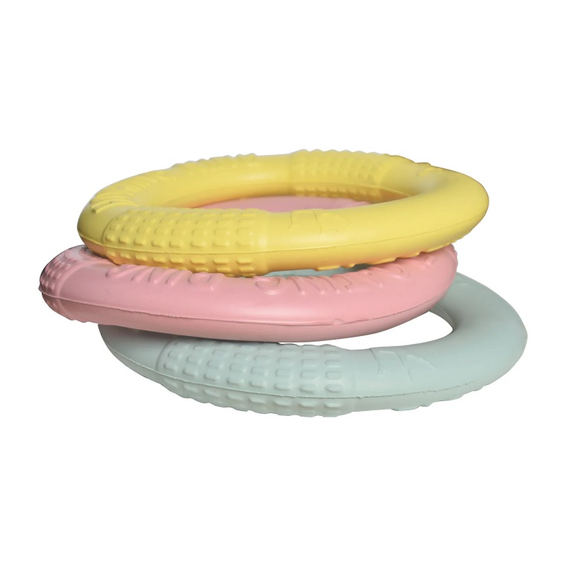 Flying Disc Dog Training Toy - Mini Dog Toys Training Ring Puller