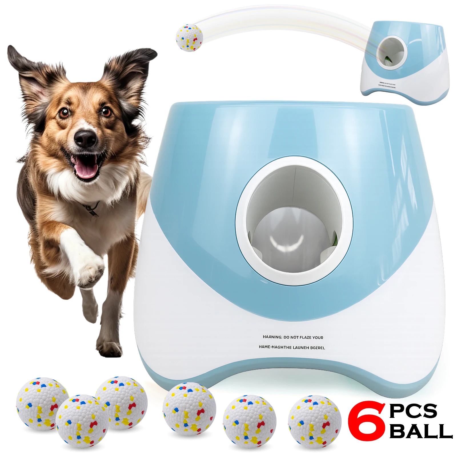 Dog Tennis Ball Launcher Dogs  - Interactive Squeaky Plush Dog Toy review and price