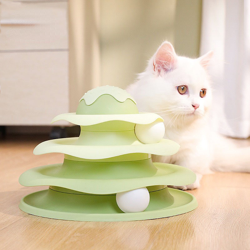 Ball Spinning Cat Toy Rotating - Interactive Squeaky Plush Dog Toy review and price