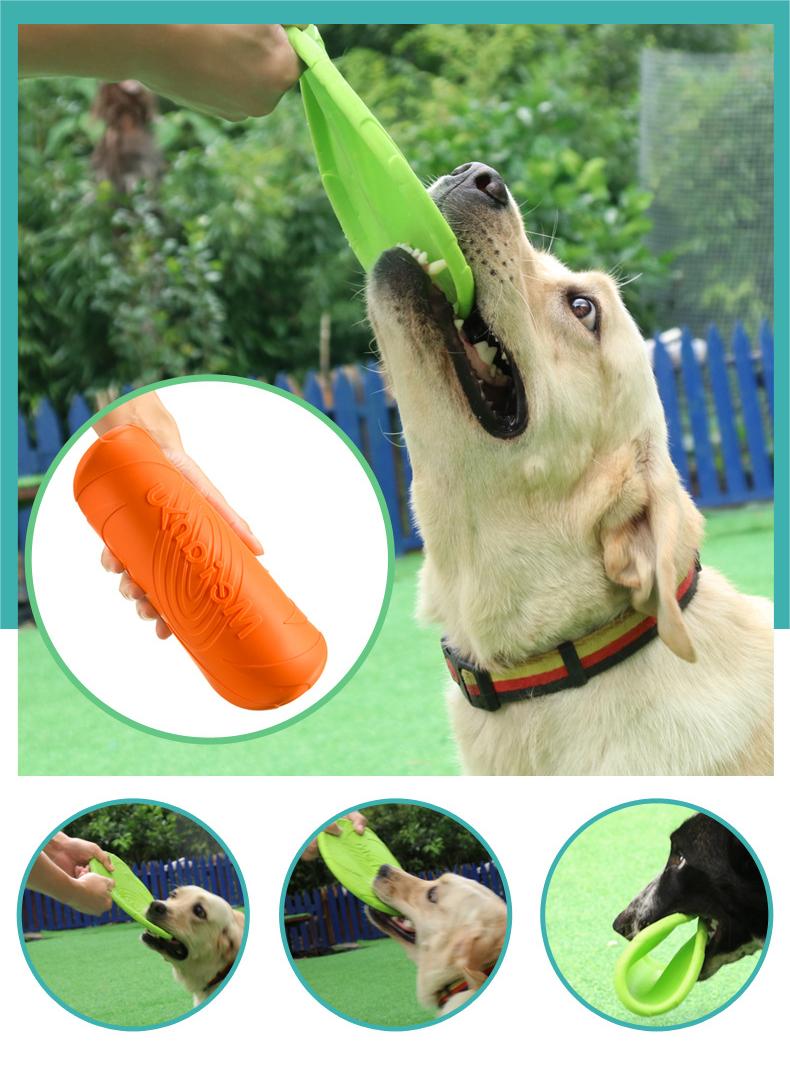 MeianjuBite Resistant Flying D - Flying Disc Dog Training Toy review and price