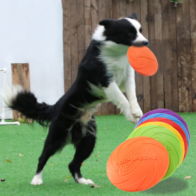 Interactive Silicone Flying Sa - Indestructible Dog Chew Toy review and price